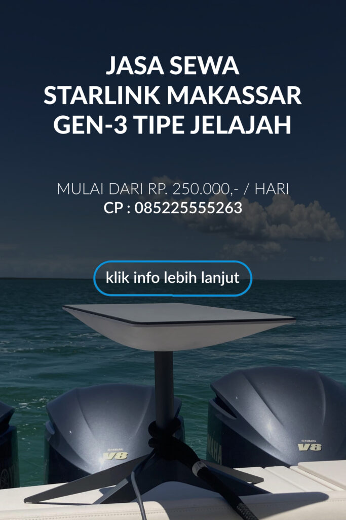 Jasa Sewa Stalink Makassar